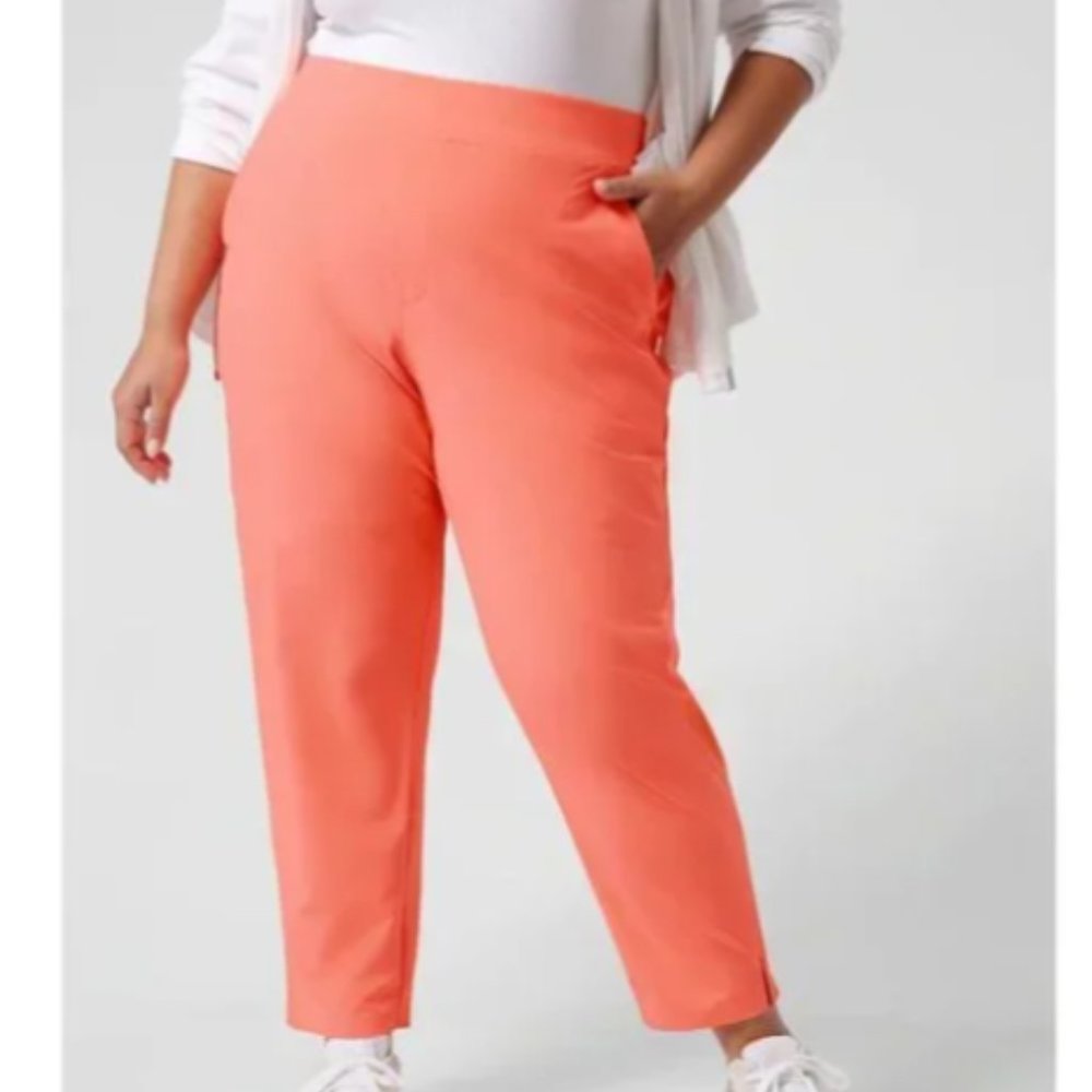 New Athleta Brooklyn Ankle Pant Zipper Pockets Lightweight Plus Size 18